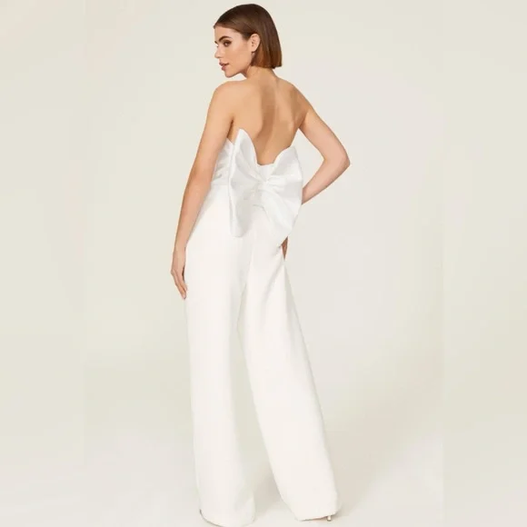 Hutch White Strapless Bow Blouse - Picture 2 of 15